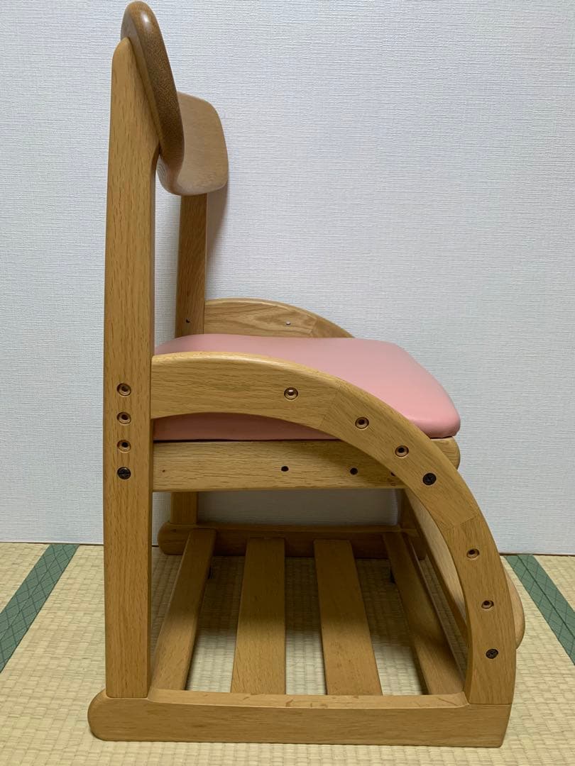 カリモク 学習椅子 XT1801 ピーチピンク ピュアオーク