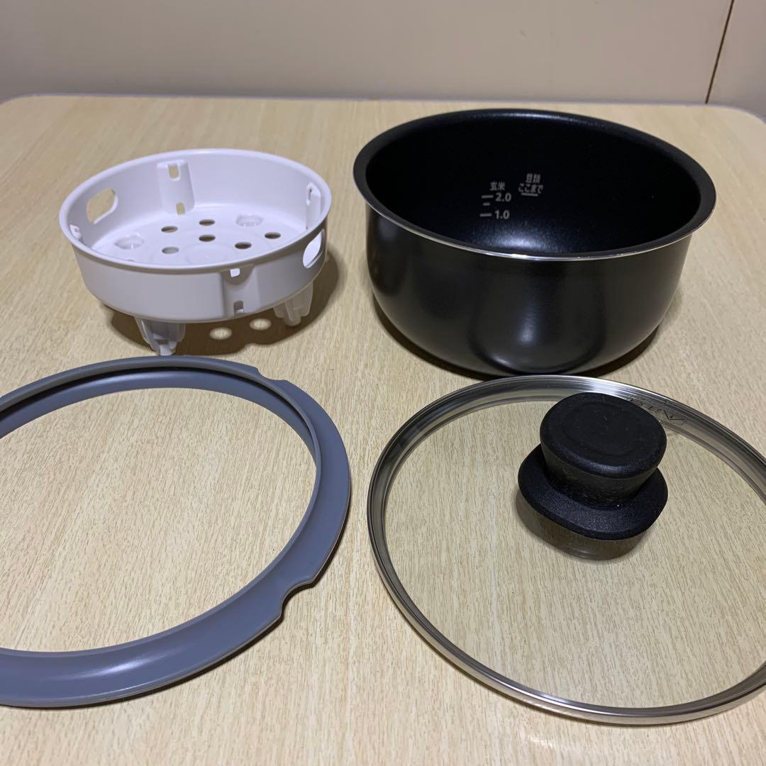 【美品・ほぼ未使用】アイリスオーヤマ 電気圧力鍋 2.2L