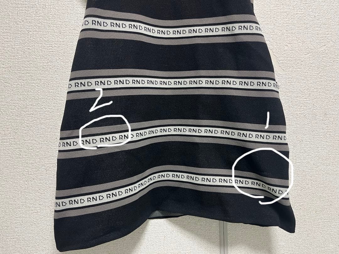 RIENDA GOLF オリジナルラガーポロワンピース