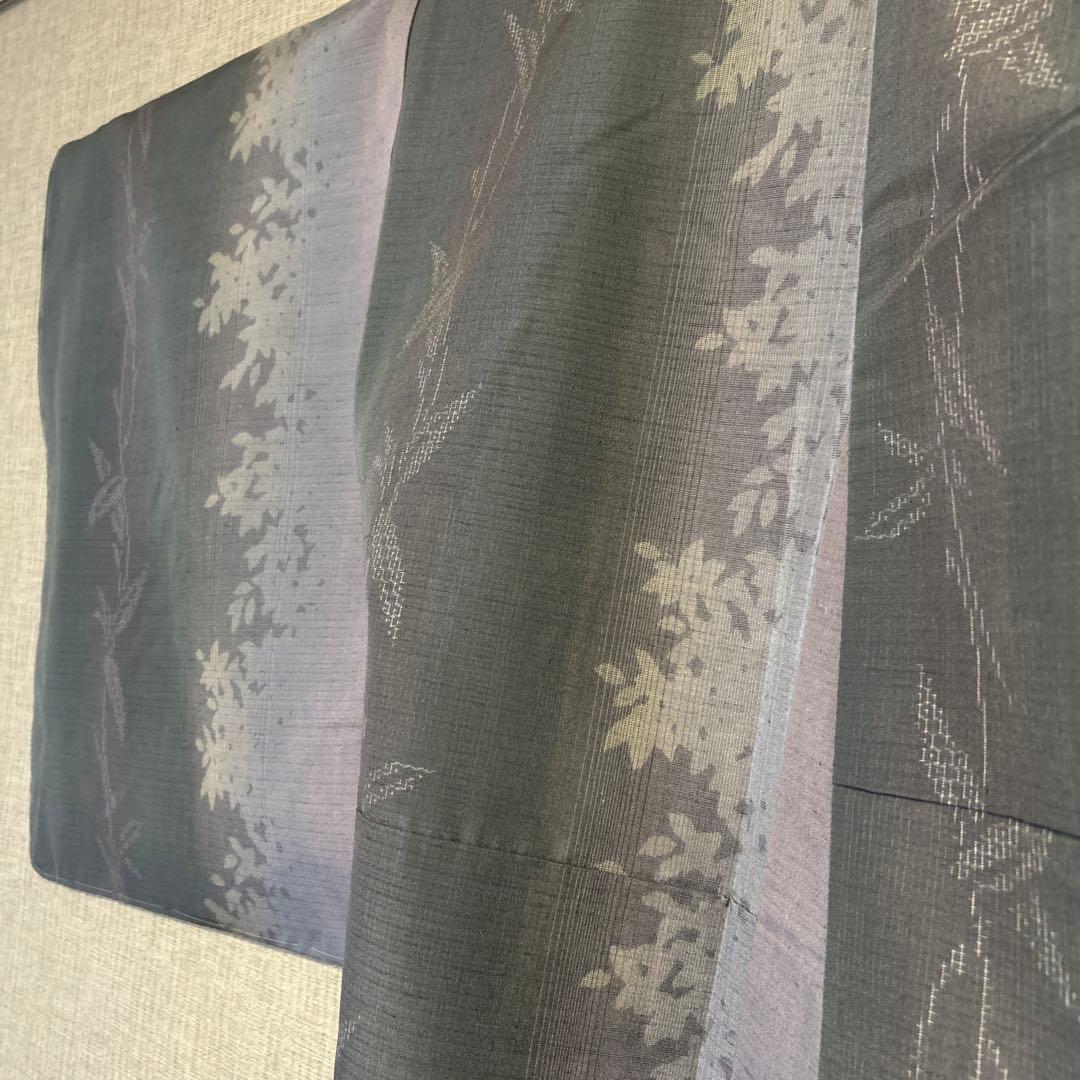 結城紬　小紋　トールサイズ　しつけ付き　やまとお誂え