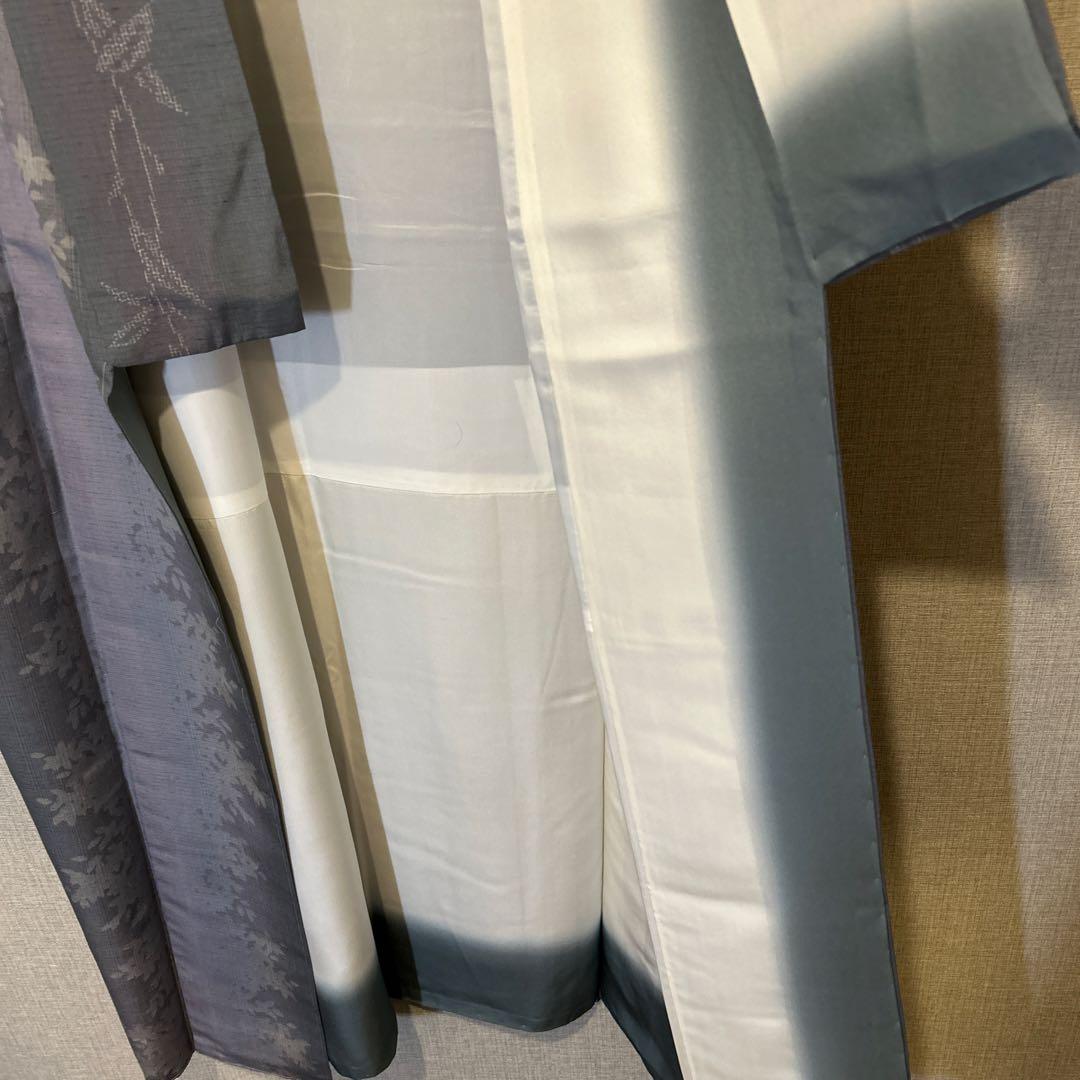 結城紬　小紋　トールサイズ　しつけ付き　やまとお誂え