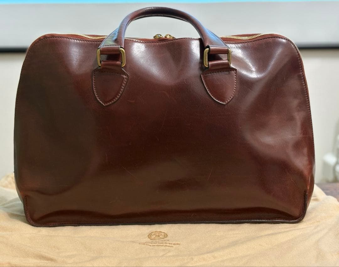 美品✨ GANZO GUD ブリーフケース カーフレザー ボルドー　保存袋付き