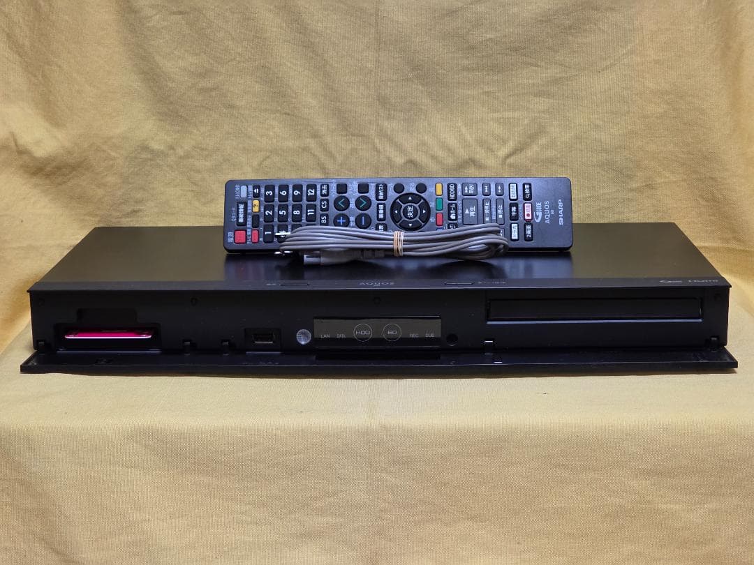 SHARP AQUOS BDレコーダー2B-C10CT1 2019年製 整備品