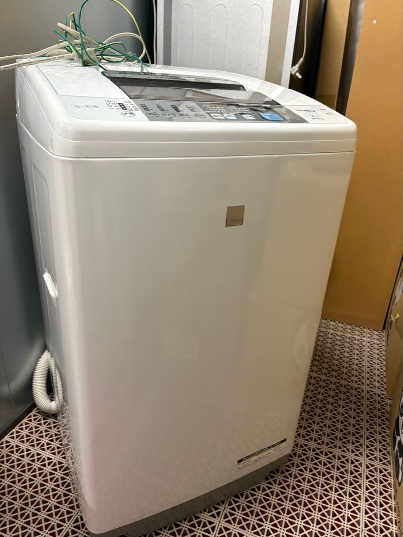 2015年式 7kg 白い約束 HITACHI洗濯機 NW-Z79E3