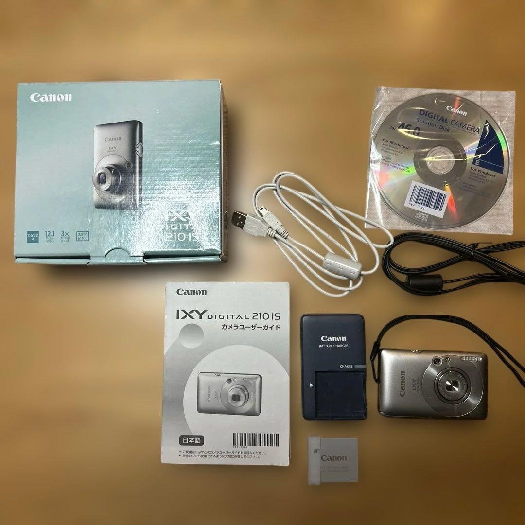 【完備品美品】Canon IXY DIGITAL 210 IS デジタルカメラ