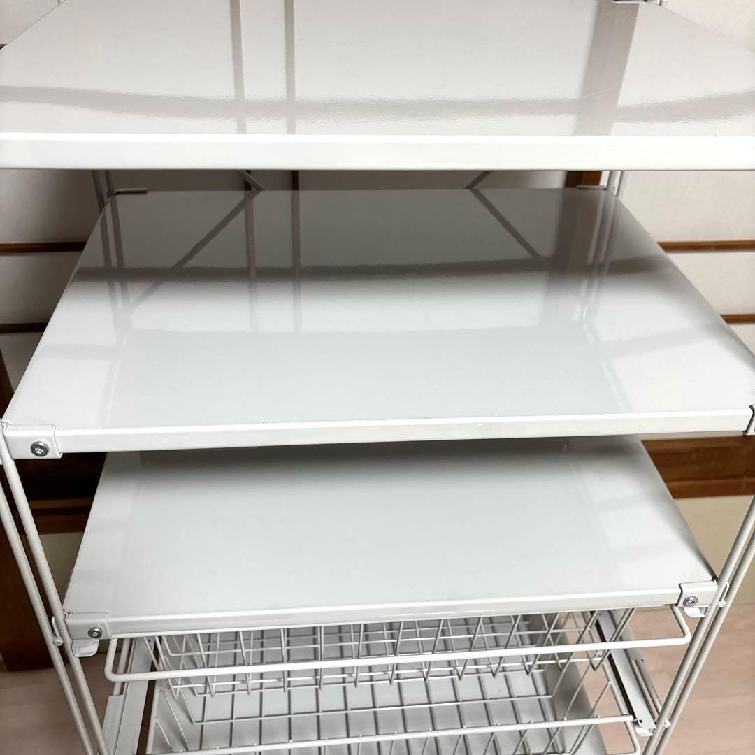 【美品】無印良品 スチールユニットシェルフ セット