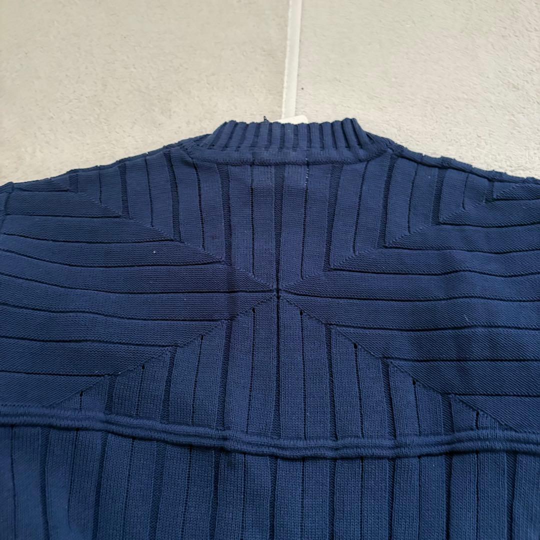 新品 タグ付き PASHU パシュ リブ編みセーター 3Dニット