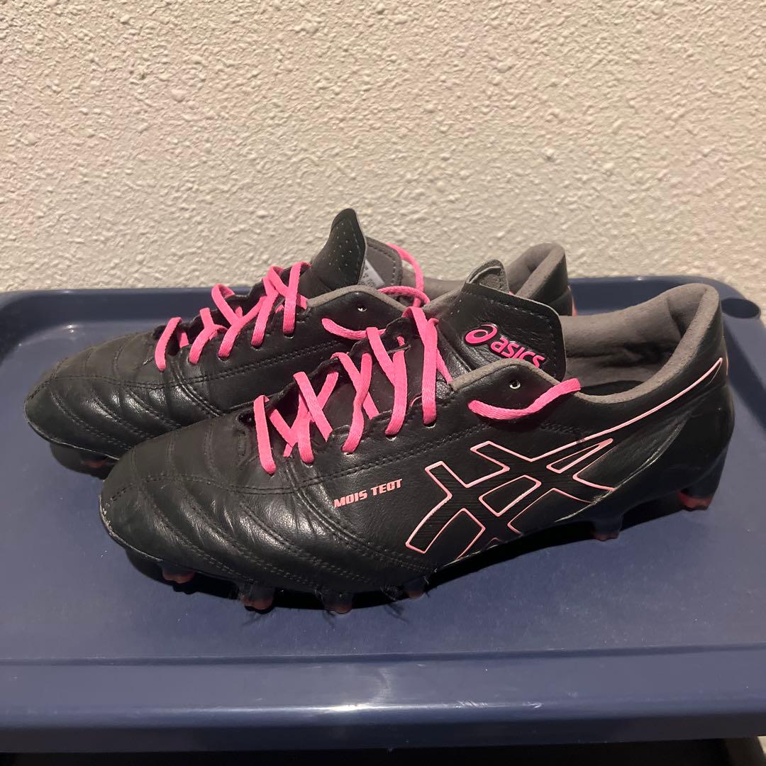 ASICS AGUS TECT サッカーシューズ ブラック/ピンク