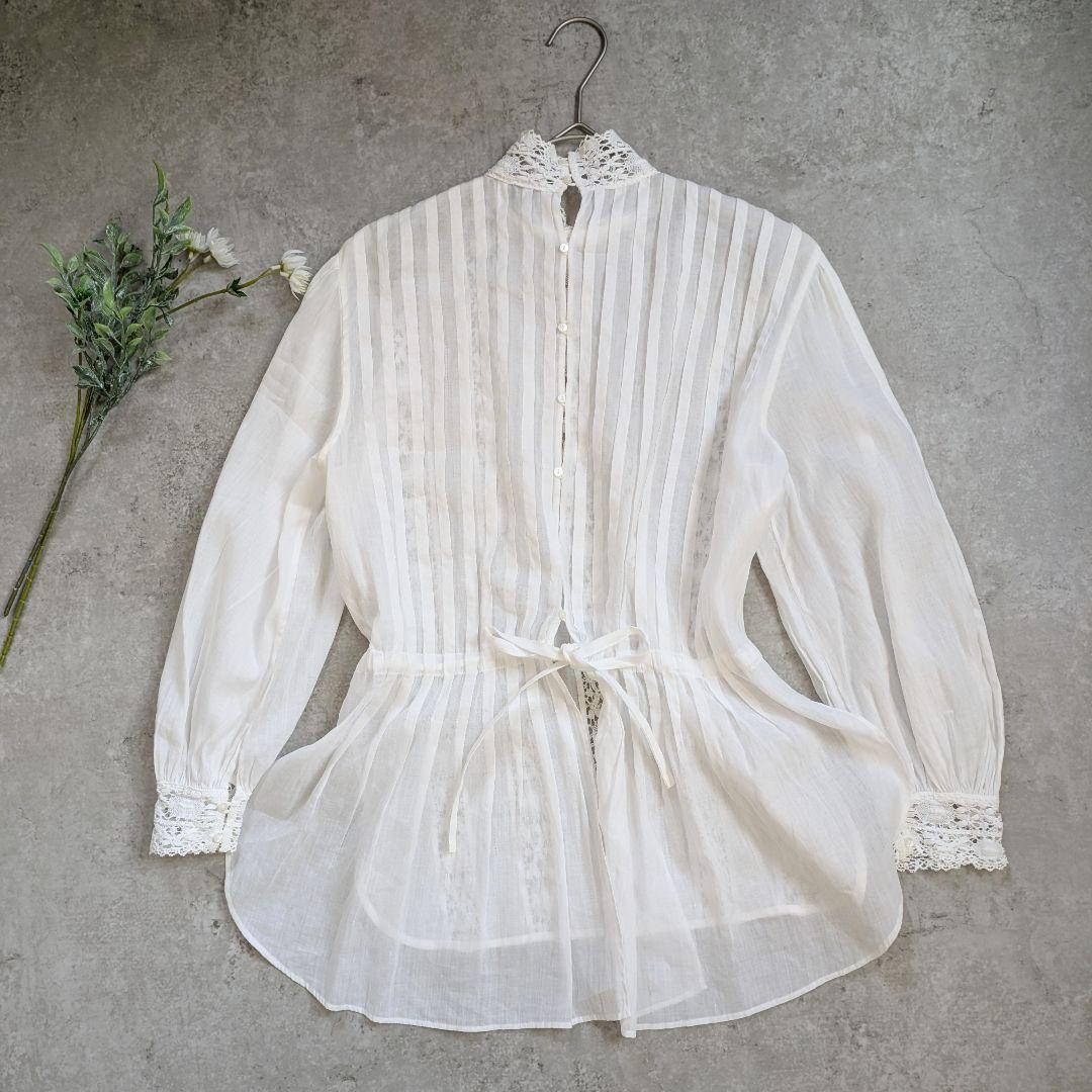 EDIT.FOR LULU ホワイト レースブラウス 長袖