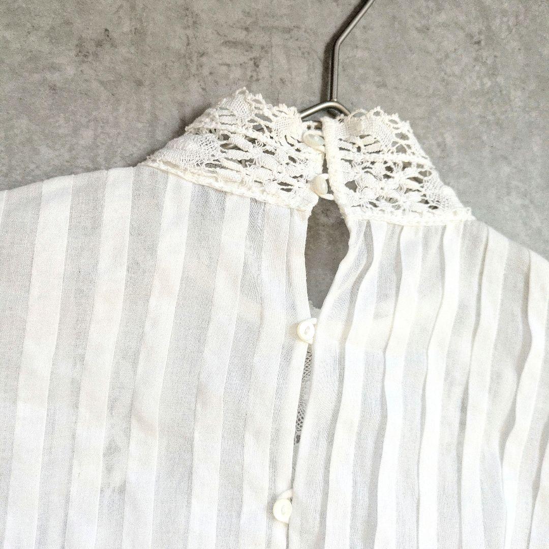 EDIT.FOR LULU ホワイト レースブラウス 長袖