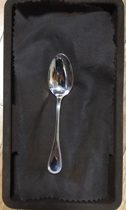 大幅値下げクリストフルパール、スプーン4本、コーヒースプーン4本込み