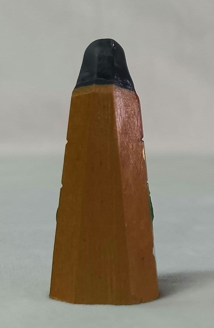 一刀彫　立雛　神泉　御雛　ひな人形　共箱　豆雛人形　ひなまつり　レトロ