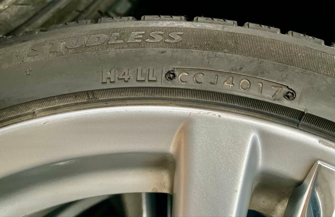 レクサスGS純正18インチ ホイール スタッドレス付4本