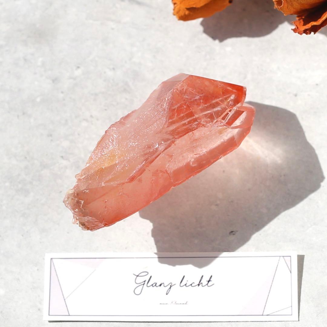 ソウルメイトツイン ディープピンクレムリアンシード 天然石 クォーツ ツインレイ