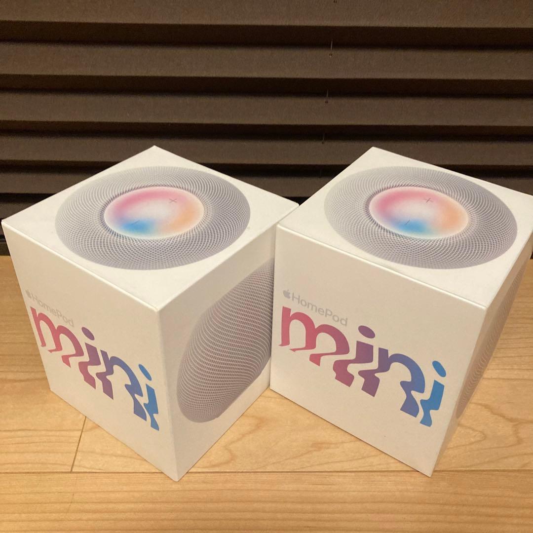 Apple Pod mini MY5H2J/A ホワイト 2個セット