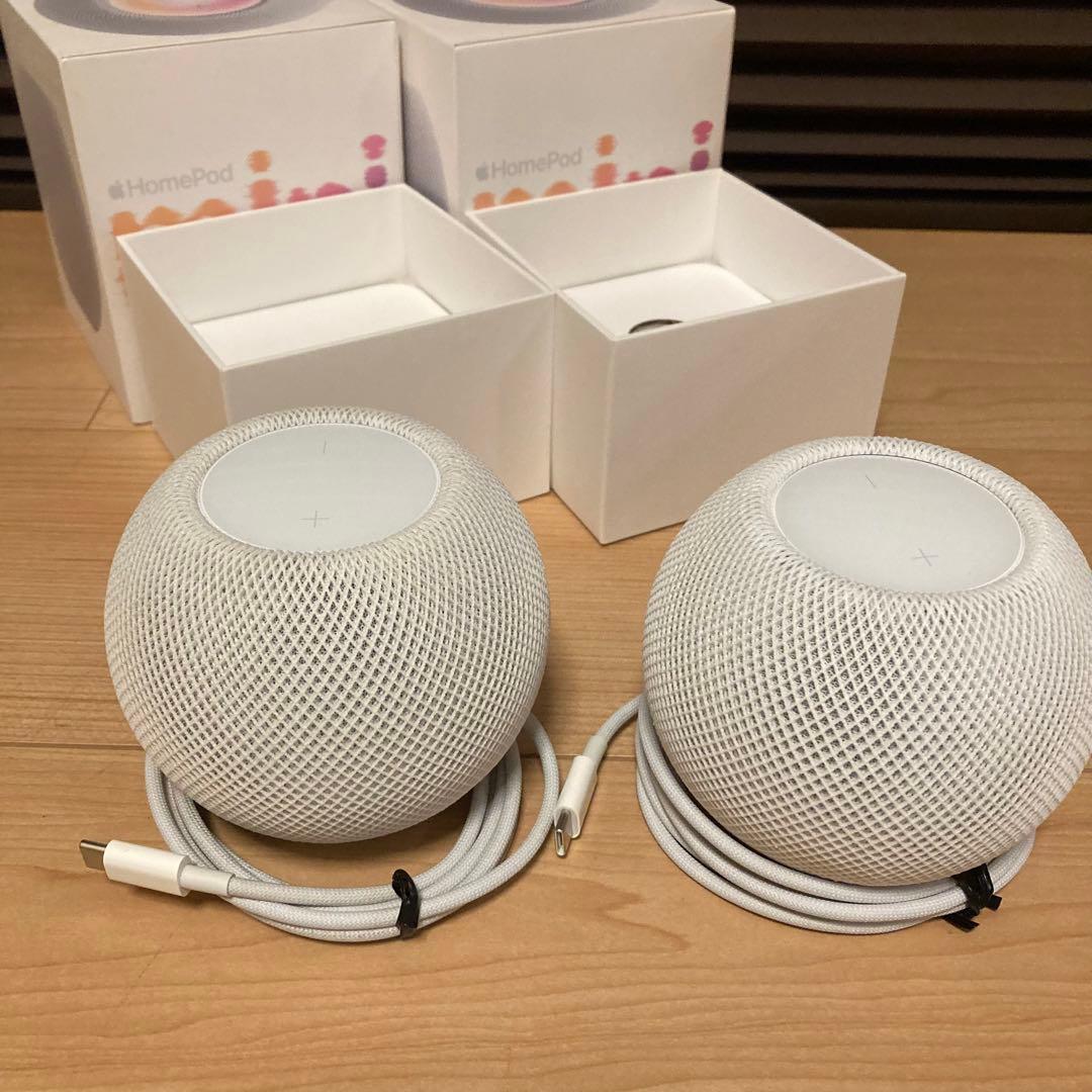 Apple Pod mini MY5H2J/A ホワイト 2個セット