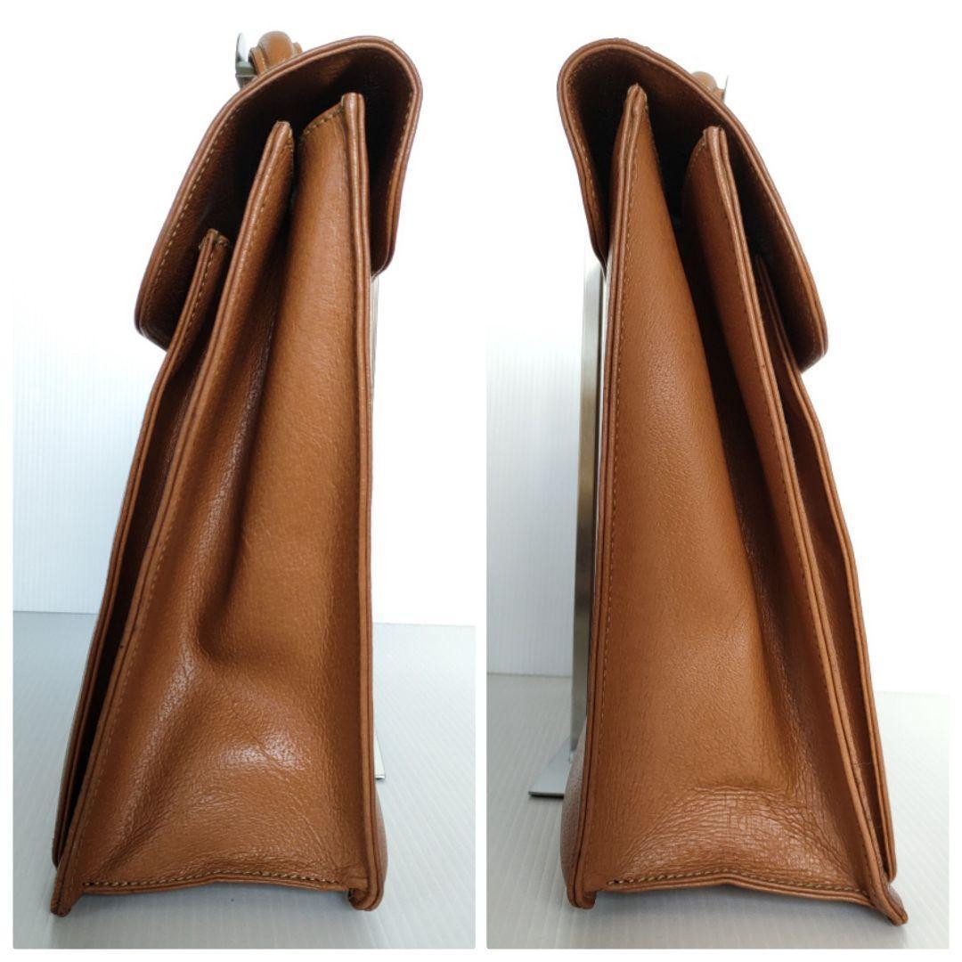 GUCCI 2way ビジネスバッグ ショルダー 肩がけ レザー ハンドバッグ