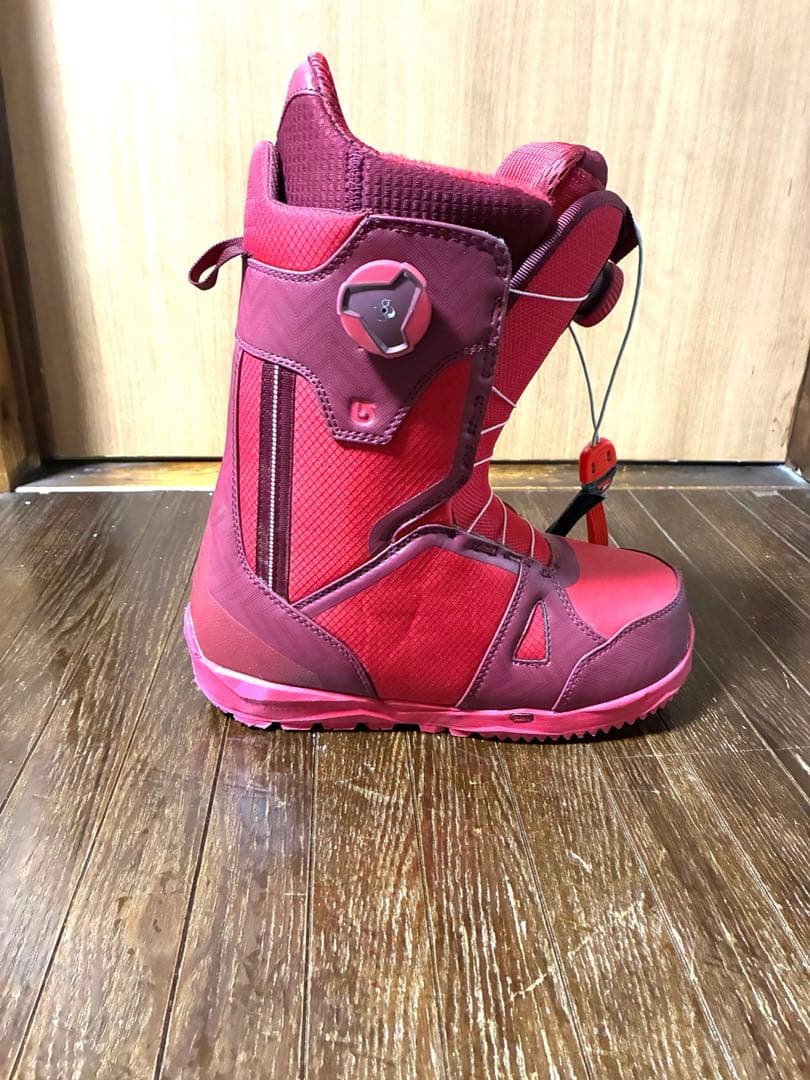値下げ交渉可　BURTONバートン スノーボードブーツ 27.0cm レッド