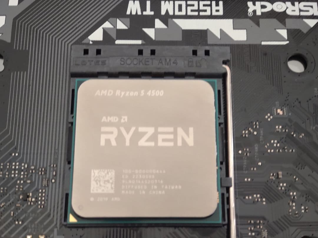 ASRock A520M TW マザーボード + Ryzen 5 4500