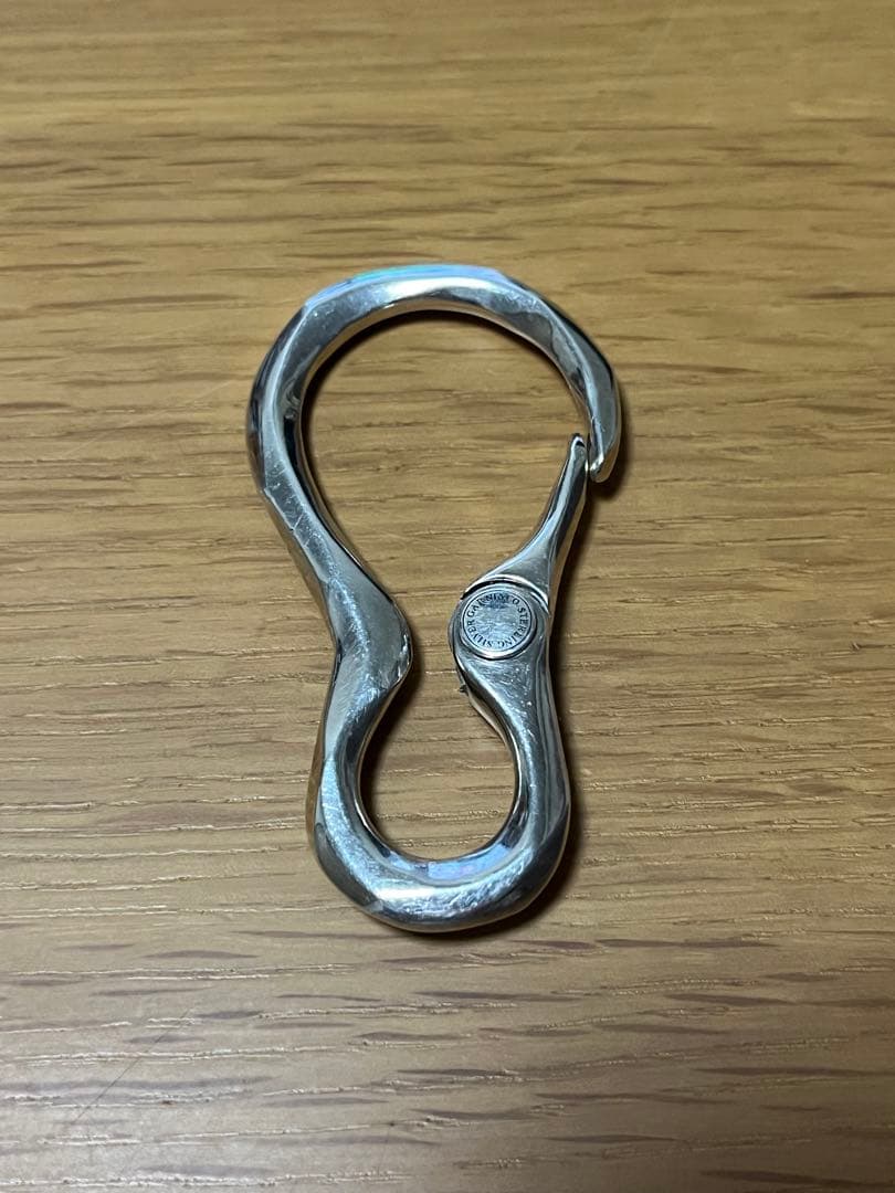 金属製カラビナ キーホルダー　ガルニ　garni sterling silver