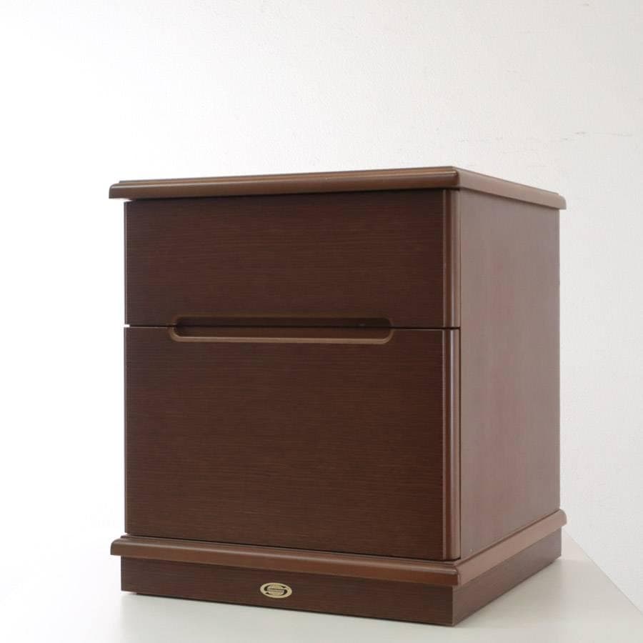 シモンズ ナイトテーブル ベッドサイドテーブル チェスト 引き出し2段