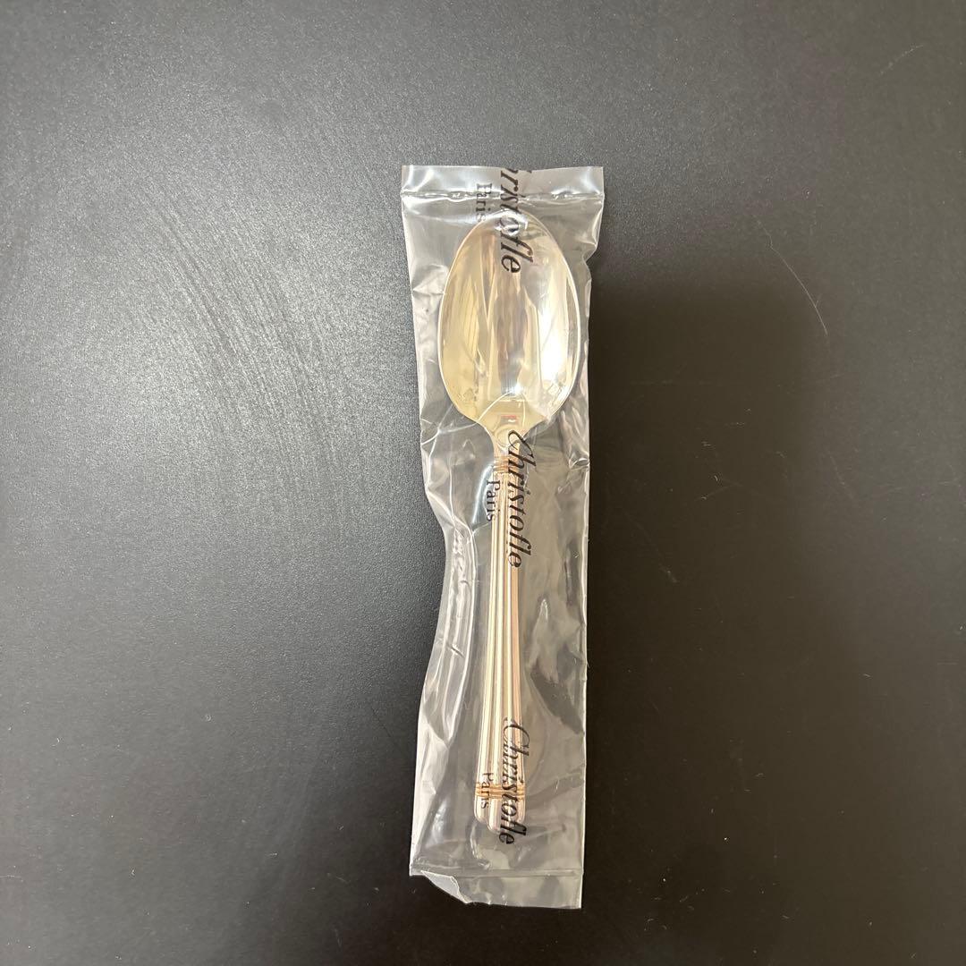 【未開封✨】クリストフル　アリアゴールドリング　スプーン６点　ボックス付き