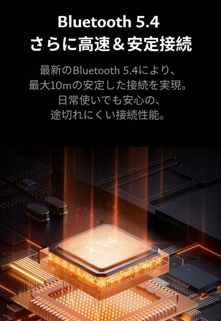 BUTTONS CLIP ワイヤレスイヤホン シルバー・ブラック