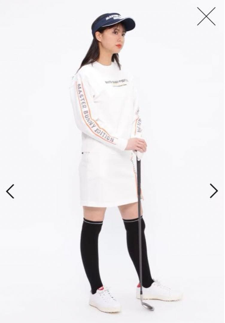 新品マスターバニー★ ジャガードライン クルーネックニットプルオーナー