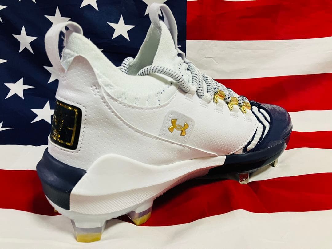 アンダーアーマー Harper 9 Cleats 野球 スパイク 金具 ネイビー