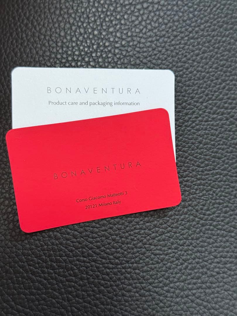 【新品未使用】【28.6万】ボナベンチュラ マッシモ 黒　【2025/10新作】