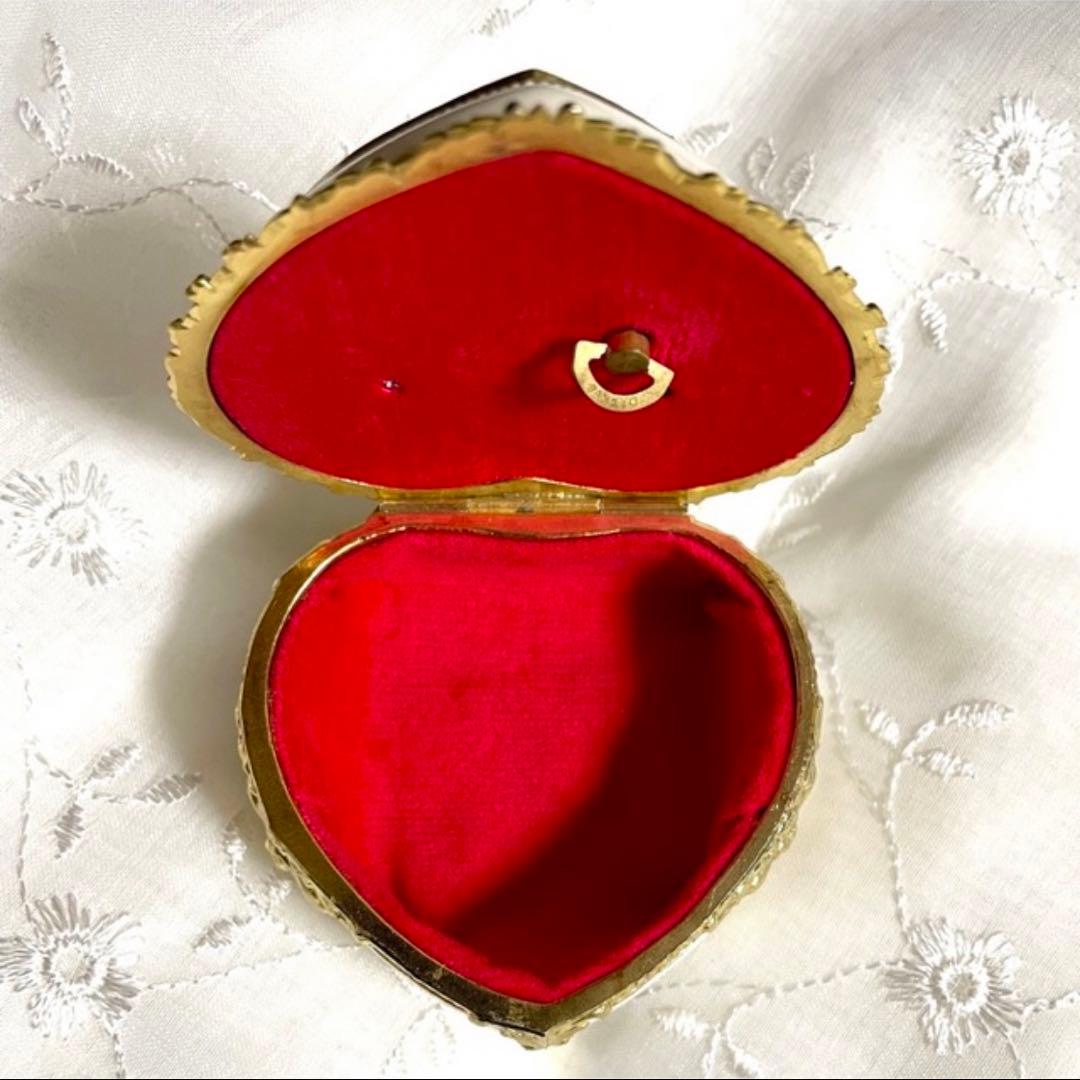 ◆ヴィンテージオルゴール ジュエリーボックス シェルカメオ 世界に一つだけの花①