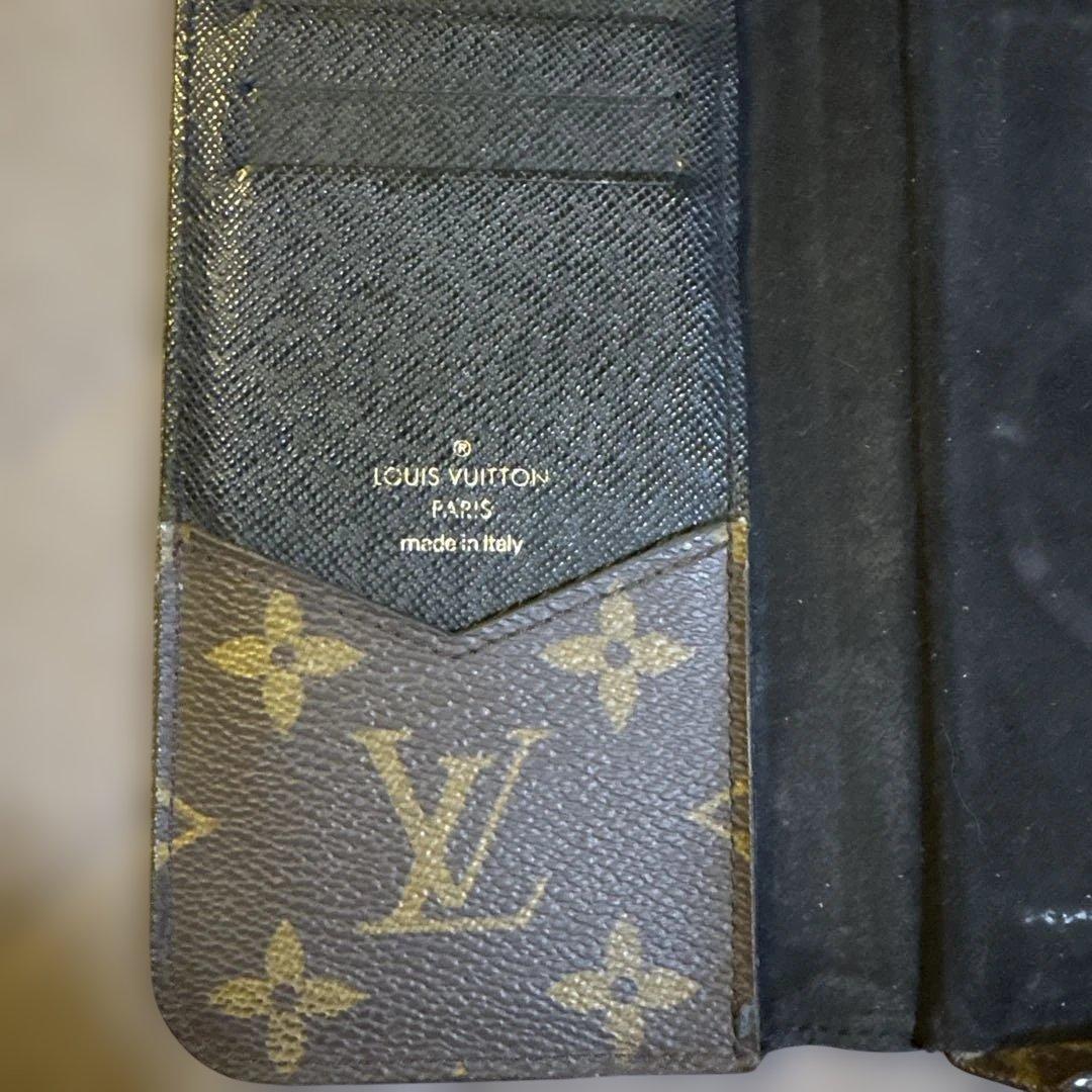 ルイヴィトン iPhone14 Pro フォリオ モノグラム 手帳型ケース特注品