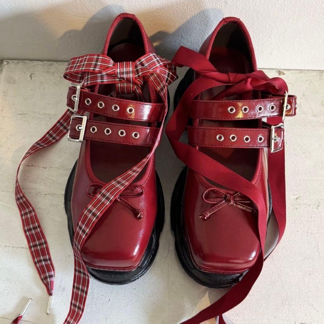 jouetie 底スニーカーソールバレエシューズ/メリージェーン