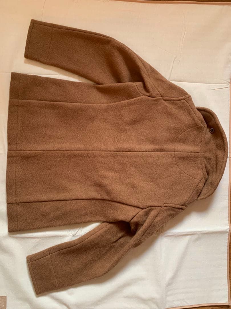 【海苔】ダントンDANTON キャメル36 ウール ピーコート新品タグ付き