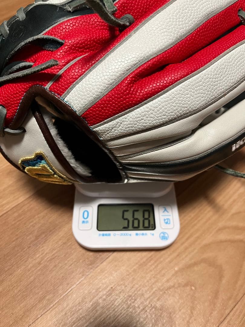 ウィルソンスタッフ カスタムオーダー 軟式内野用 D5 ホワイトSS×レッドSS