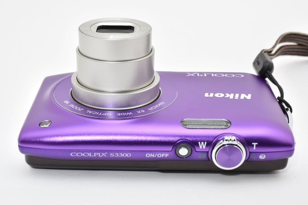 【美品】Nikon COOLPIX S3300 パープル　動作確認済