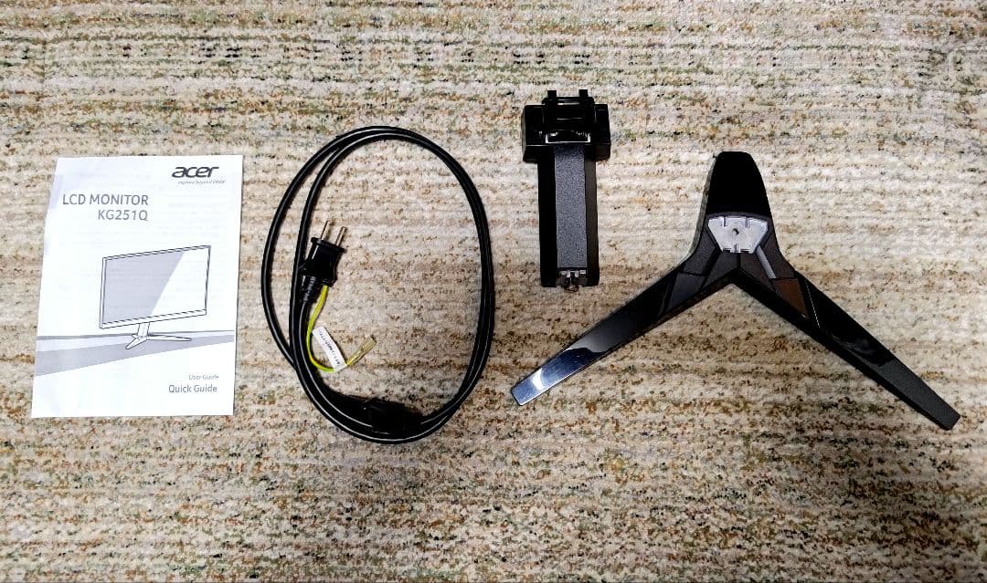 Acer ゲーミングモニター KG251Qbmiix 24.5インチ 箱付き