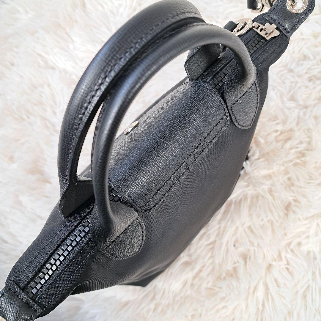 【美品】LONGCHAMP ルプリアージュ ネオ XS ブラック 正規品