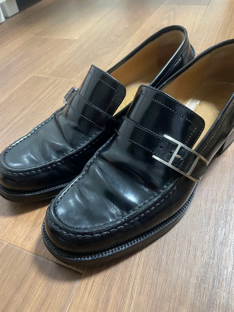 エルメス　ローファー　革靴　ヴィンテージ