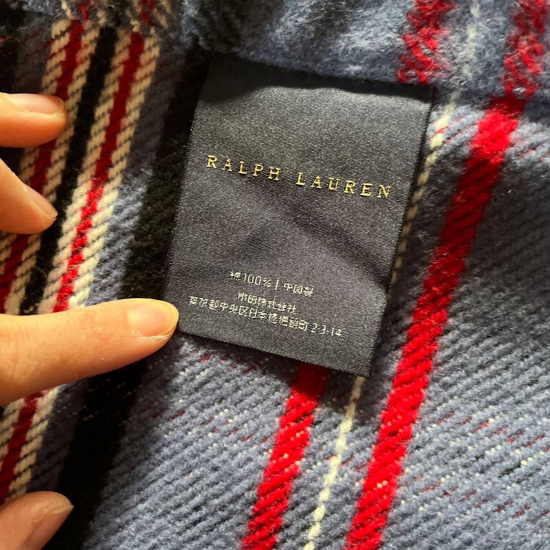 ポロラルフローレン★ブランケット★綿毛布★ポニー★チェック