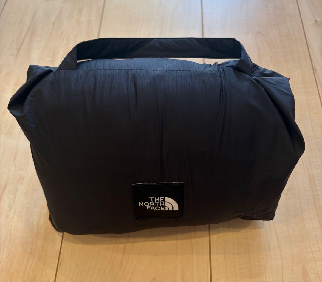 美品 ノースフェイス ベビーシェルブランケット ブラック