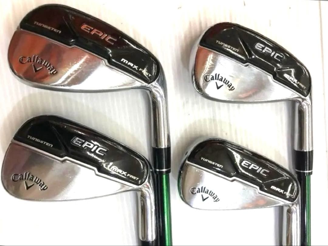 EPIC MAX FAST アイアンセット 7, 8, 9, PW Rフレックス