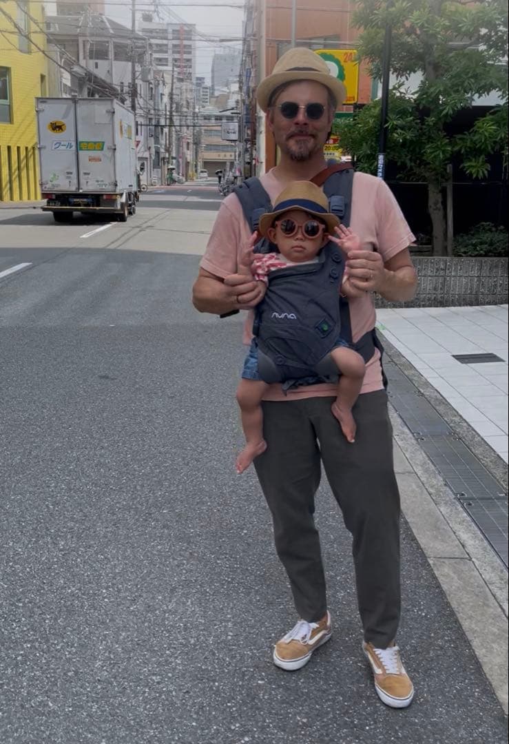 nuna ベビーキャリア カドル クリック（デニム）