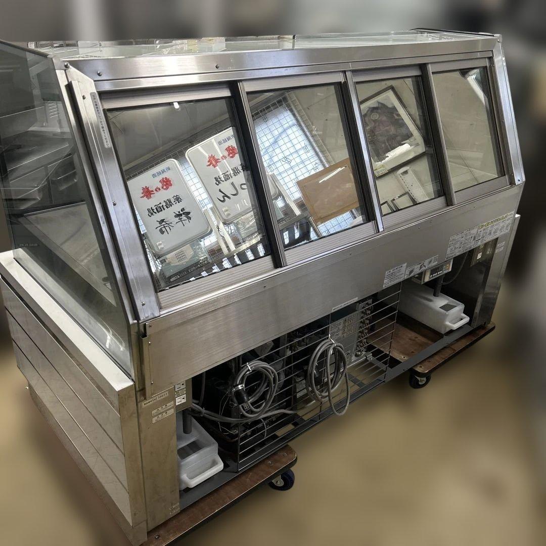 7054【美品】 対面 冷蔵ショーケース DAC500 後引戸 2～10℃ 惣菜