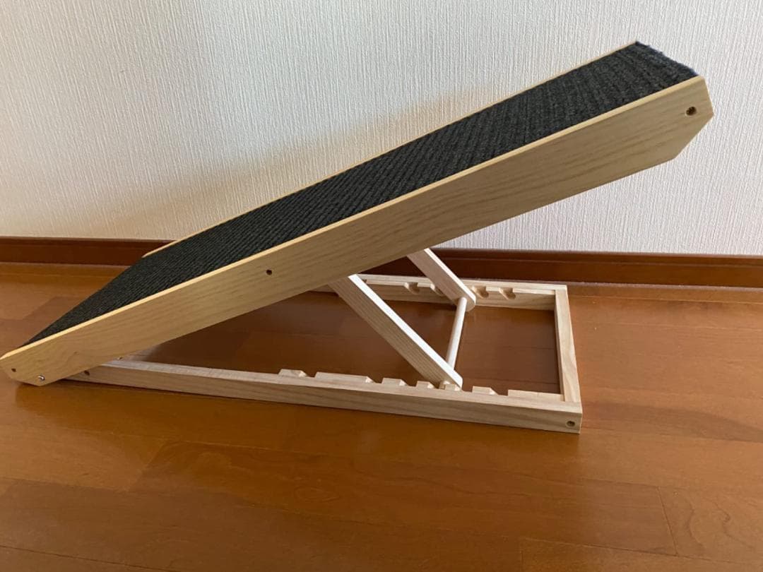 高さ調節 犬用安全スロープ 滑り止め ステップ 折り畳み 踏み台