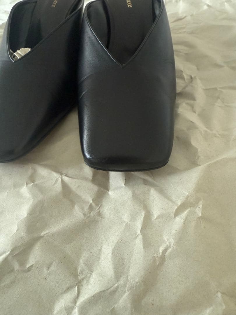 【美品】現行品 デミルクスビームス レザーミュール