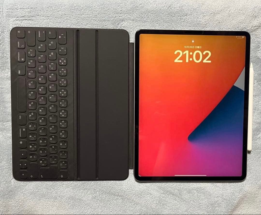 iPadPro 第3世代 pencil Folio ケース イヤホン ヘッドホン