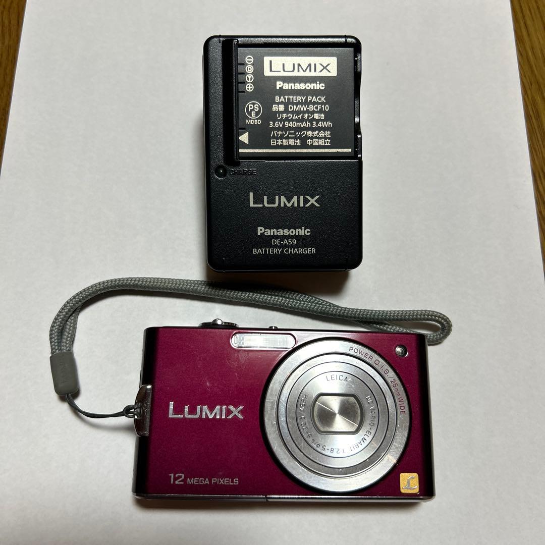 美品！パナソニック　LUMIX DMC-FX60 デジタルカメラ作動確認済