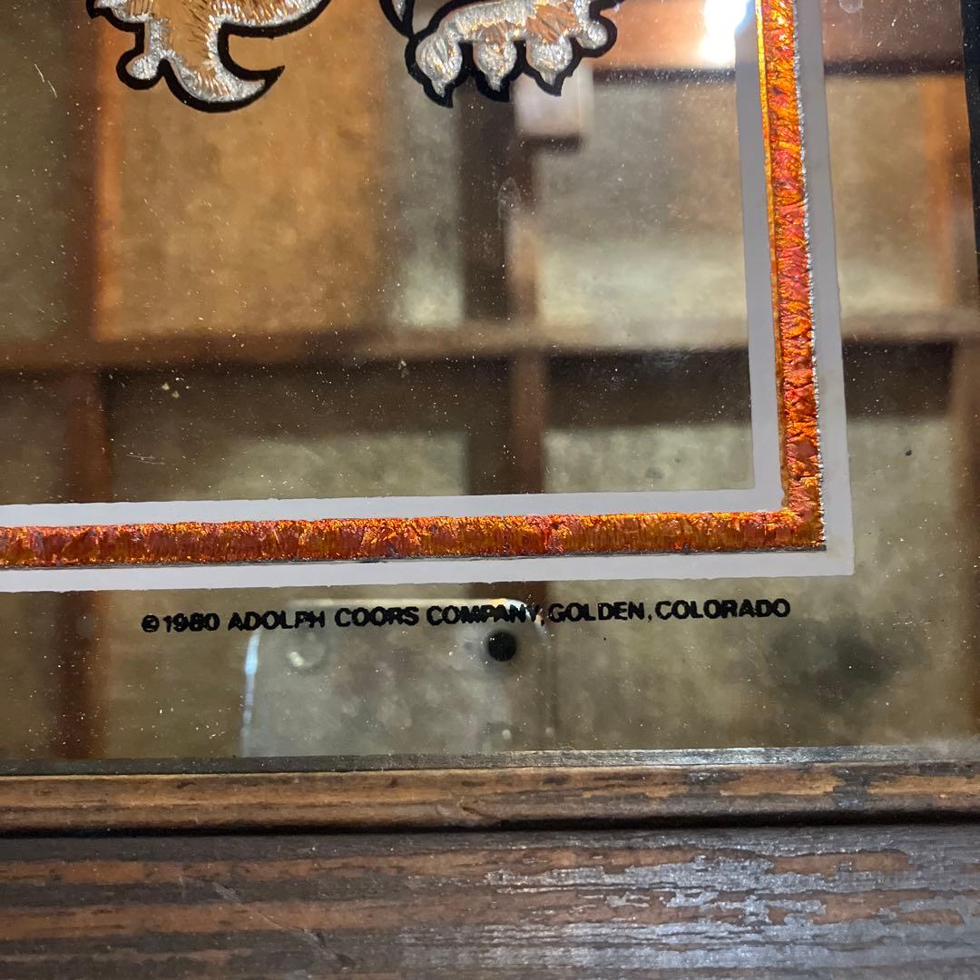 Coors Light パブミラー　1980年代に購入
