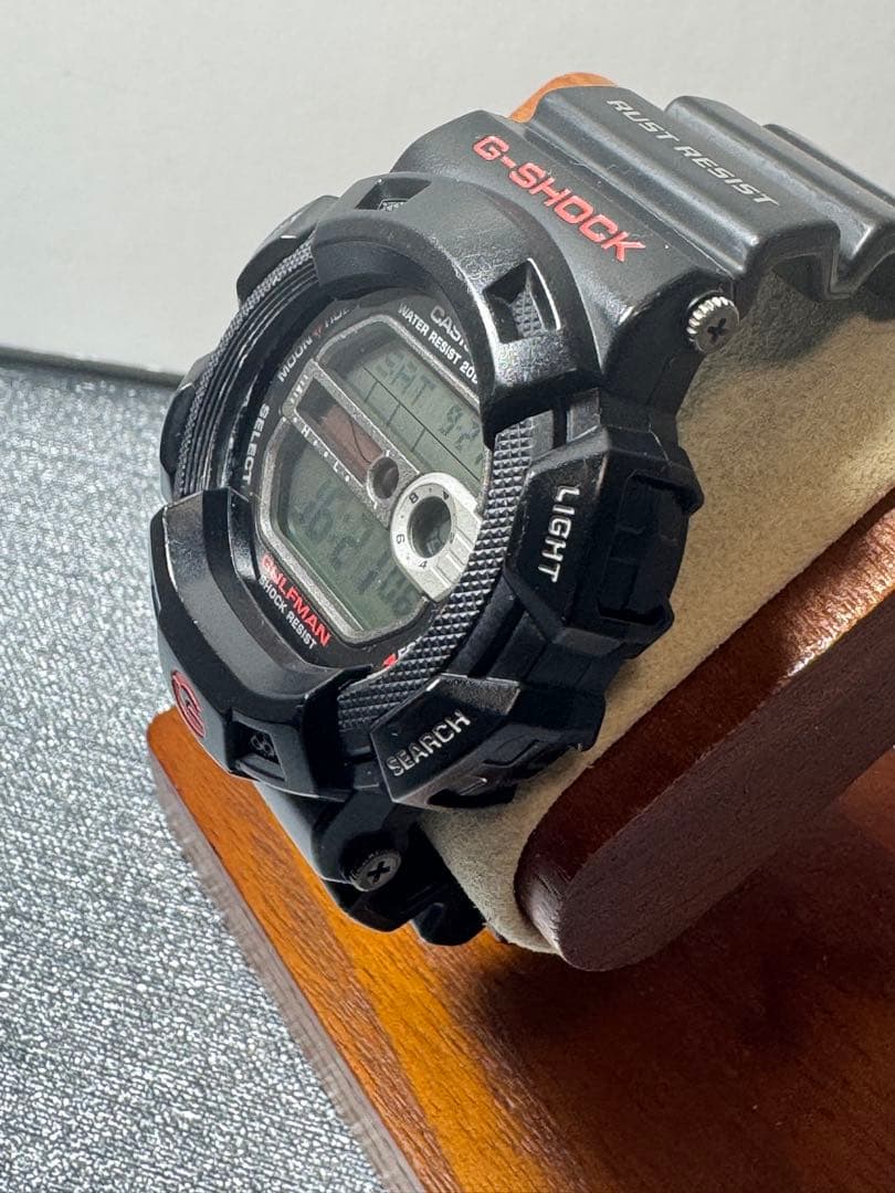 激レア G-SHOCK GULFMAN 電池交換済ブラック ヴィンテージ カシオ